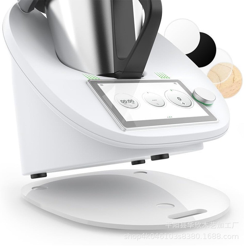 Thermomix TM5 TM6木质料理机托盘厨房台面咖啡机滑动底座透明滑